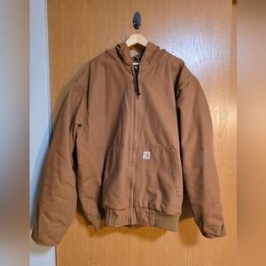 Carhartt Mens Quilted Lined Active Jacket Classic Brown 4XLT